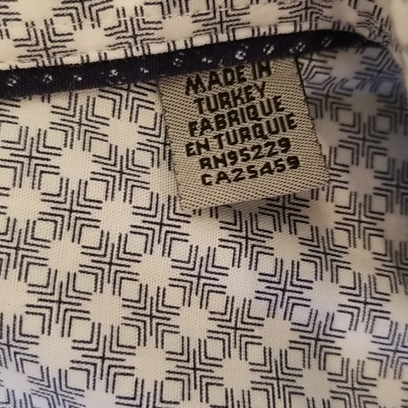 Ted Baker London Men's Roll Tab Sleeve Blue Shirt - Picture 7 of 10